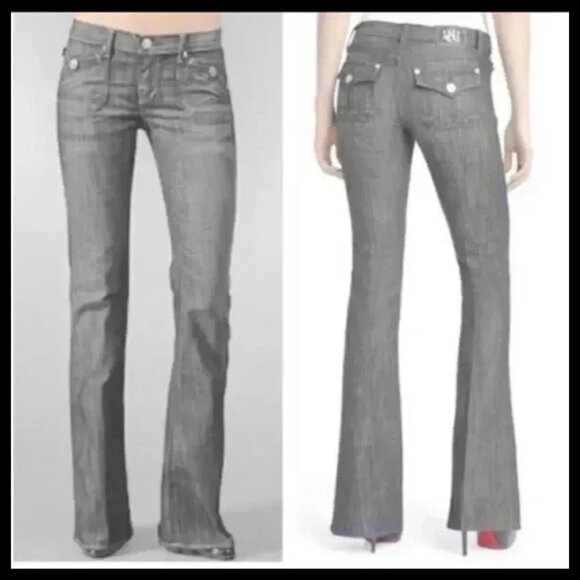 ROCK & REPUBLIC GREY JEANS - Picture 1 of 6